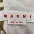 マルニ MARNI 22SS MADE IN ITALY イタリア製 麻 リネン 100% 総柄 ドット ボーダー プリーツ スカート レディース EUR:36