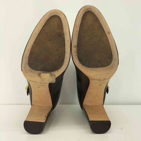 ジミーチュウ JIMMY CHOO スナップボタン ショート ブーティー レディース EUR:38