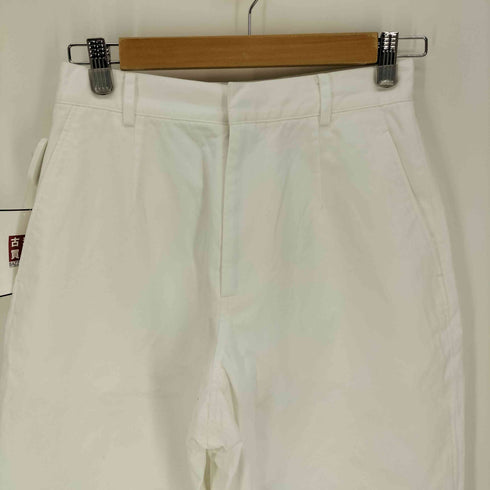 ロエフ LOEFF LF CTN TWL TRS ワンタック ツイル ワイド パンツ レディース JPN:1