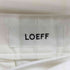 ロエフ LOEFF LF CTN TWL TRS ワンタック ツイル ワイド パンツ レディース JPN:1