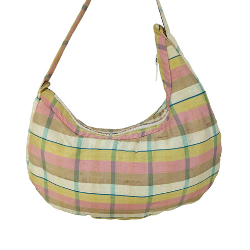 kokyo コキヨ medialuna bag アシンメトリー ハーフムーン チェック ワンショルダー クロワッサン バック レディース