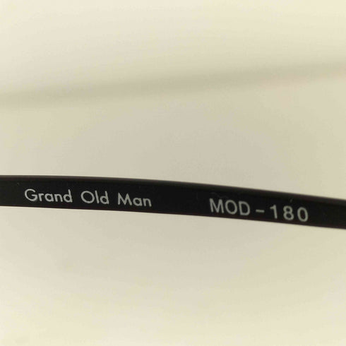 GRAND OLD MAN ドッキングフレームスクエアアイウェア メンズ 50□19-145