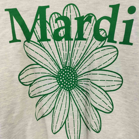 マルディメクルディ Mardi Mercredi フロントプリント クルーネックスウェット レディース