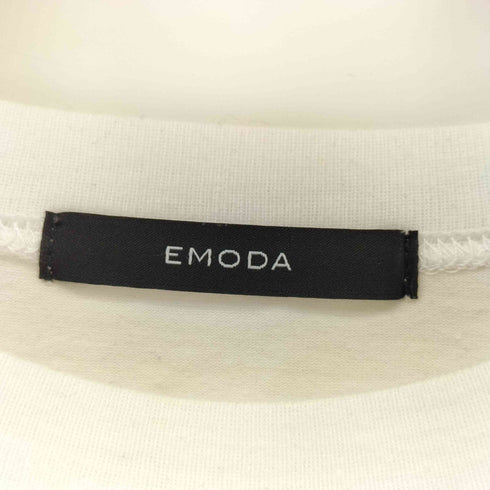 エモダ EMODA メタルロゴTシャツ レディース FREE