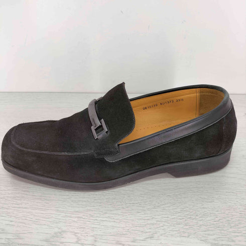 バーバリーロンドン BURBERRY LONDON スエードビットローファー メンズ JPN:25.5