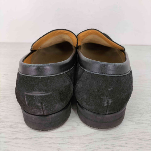 バーバリーロンドン BURBERRY LONDON スエードビットローファー メンズ JPN:25.5