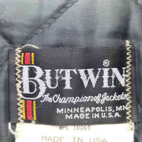 バトウィン BUTWIN 80s USA製 TALON キルティングウールジャケット メンズ JPN:M