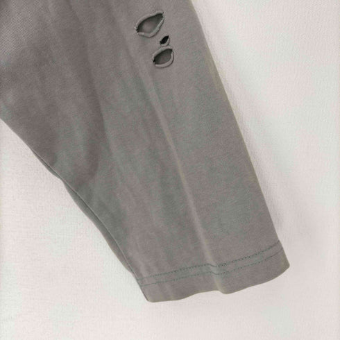 ARCH BY ROARINGWILD ダメージ加工 WORN LOGO L/S T-SHIRT メンズ import:M