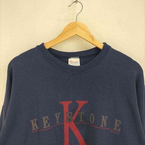 ヘインズ Hanes KEYSTONE COLORADO フロントプリント L/S スウェット メンズ import:XXL
