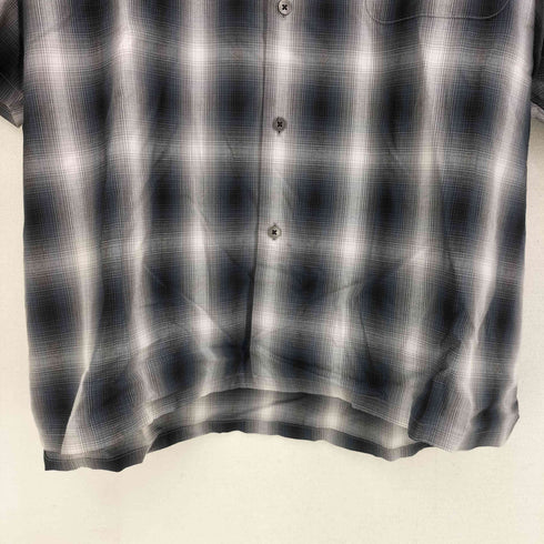 フリークスストア FREAKS STORE ルーズフィットオーバーサイズ オンブレチェック S/S シャツ メンズ import:L