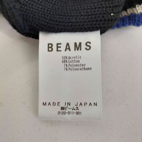 ビームス BEAMS マルチボーダー ワッチキャップ メンズ FREE