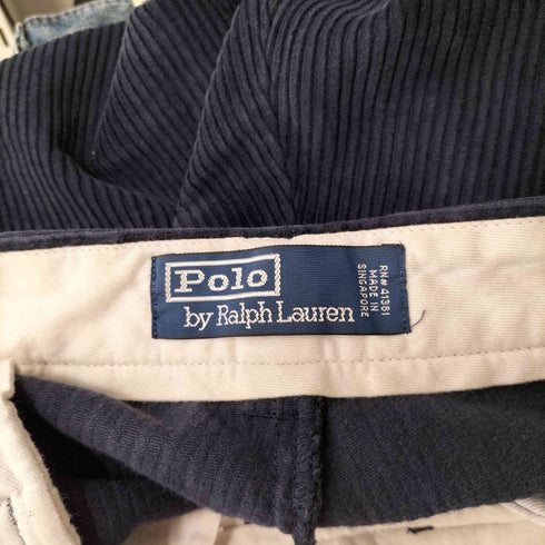 ポロバイラルフローレン Polo by RALPH LAUREN 90S 太畝 コーデュロイ 2タック パンツ メンズ