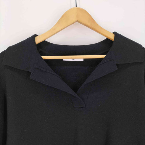 スライ SLY COLLOR KNIT ショートワンピース レディース FREE