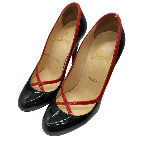 クリスチャンルブタン CHRISTIAN LOUBOUTIN パテントレザーパンプス レディース EUR:36