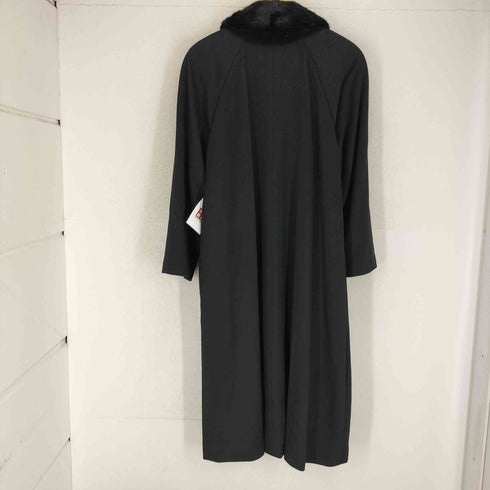 CASHMERE100 カシミヤ100 ファー ステンカラー コート レディース 9AR