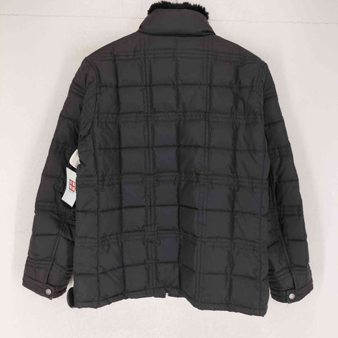 バーバリーブラックレーベル BURBERRY BLACK LABEL rabbit fur 裏地ノバチェック ラビットファー ダウンジャケット メンズ JPN:M