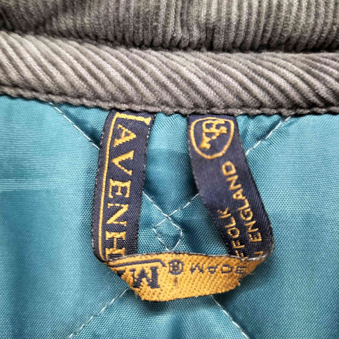 ラベンハム LAVENHAM 英国製 コーデュロイパイピング キルティングジャケット メンズ UK:40