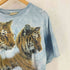 ザマウンテン the mountain 90s アニマルプリント タイダイ柄 クルーネックS/S Tシャツ メンズ L