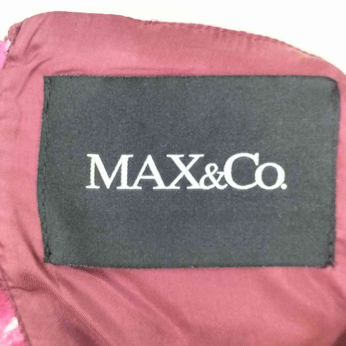 マックスアンドコー MAX&CO. シルク100 花柄 ワンピース レディース US:8