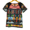 Aventures des Toiles メッシュ切替 アートプリント Tシャツ レディース JPN:40