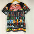 Aventures des Toiles メッシュ切替 アートプリント Tシャツ レディース JPN:40