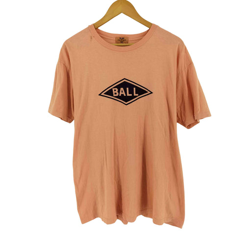 BALL BASIC 90s プリントクルーネックS/S Tシャツ メンズ L