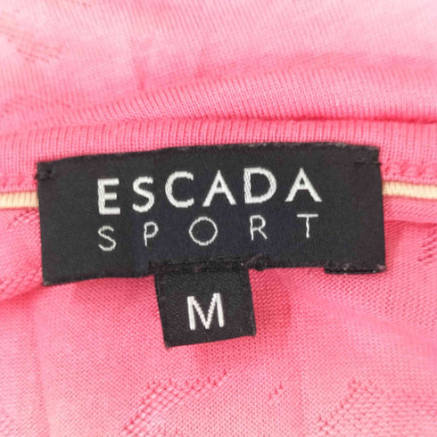 エスカーダスポーツ ESCADA SPORT レーヨン混 フリルデザイン ノースリーブ カットソー レディース JPN:M