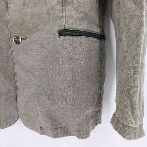 H moser ユーロ リネン100 チロリアンジャケット メンズ JPN:52
