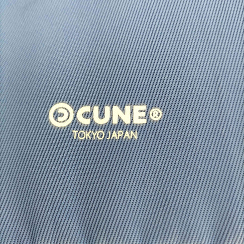 キューン CUNE PVC ターポリント ラベル ポーチ メンズ