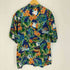 レインスプーナー Reyn Spooner 90S 総柄 ハイビスカス ウクレレ フラダンス レーヨン S/S 開襟 アロハシャツ メンズ