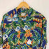 レインスプーナー Reyn Spooner 90S 総柄 ハイビスカス ウクレレ フラダンス レーヨン S/S 開襟 アロハシャツ メンズ