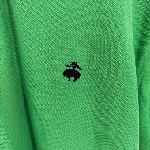 ブルックスブラザーズ BROOKS BROTHERS ロゴ刺繍 S/S鹿の子ポロシャツ メンズ XL