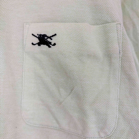 バーバリーゴルフ BURBERRY GOLF ホースロゴ刺繍 L/Sポロ メンズ JPN:M