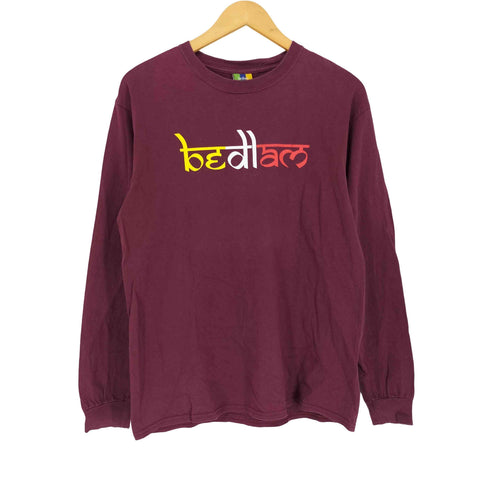 Bedlam ヒンディー語 プリント L/S Tシャツ street メンズ