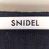 スナイデル snidel 26SS Sustainableビッグカラーレーストリムニットプルオーバー レディース ONE SIZE