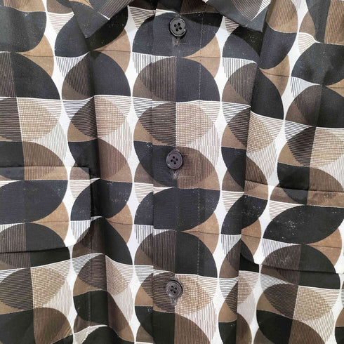 フミカウチダ FUMIKA UCHIDA 25SS GEOMETRIC PATTERN PRINTED BLOUSE レディース JPN:36