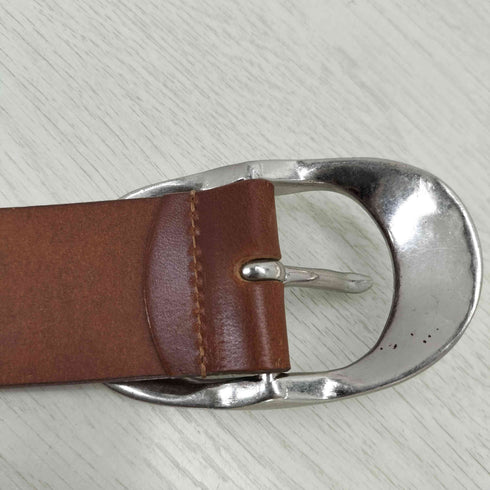 ビームス BEAMS オールバックルレザーベルト メンズ