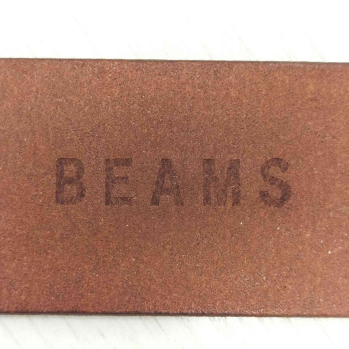 ビームス BEAMS オールバックルレザーベルト メンズ