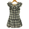 MISTREASS Double Collar Plaid Mini Dress レディース FREE