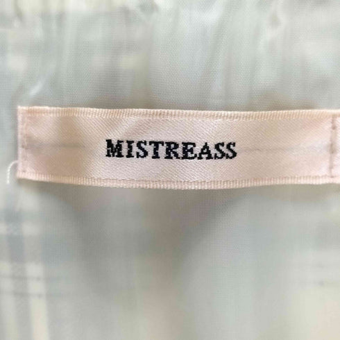 MISTREASS Double Collar Plaid Mini Dress レディース FREE