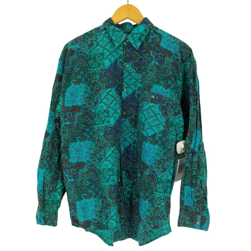PERSPECTIVE L/S 総柄 コットンシャツ メンズ JPN:M