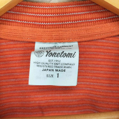 ヨネトミ Yonetomi GARMENT DYED BORDER T-SHIRT レディース 1
