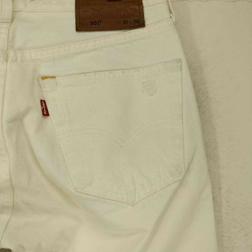 リーバイス Levis 別注 501 ホワイトデニムパンツ レディース W30