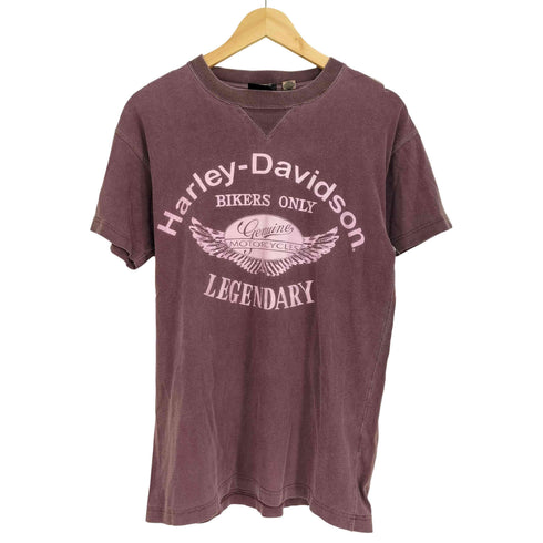 ハーレーダビッドソン HARLEY-DAVIDSON 前V 両面プリント S/S Tシャツ メンズ import:L