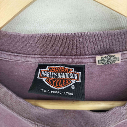 ハーレーダビッドソン HARLEY-DAVIDSON 前V 両面プリント S/S Tシャツ メンズ import:L
