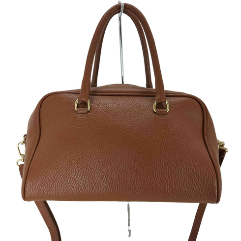 オウレンティ AULENTTI MADE IN ITALY シボ革 2WAYショルダーバッグ レディース