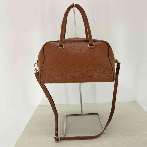 オウレンティ AULENTTI MADE IN ITALY シボ革 2WAYショルダーバッグ レディース