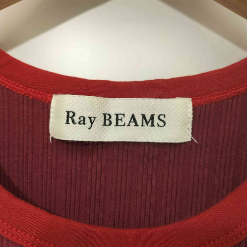 レイビームス Ray BEAMS 26SS リブ リンガー タンクトップ レディース