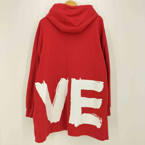 バーバリー BURBERRY 21ss LOVEプリント オーバーサイズ プルオーバーフーディー メンズ import:XS
