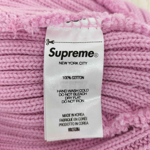 シュプリーム Supreme 23ss Overdyed Beanie Pink メンズ